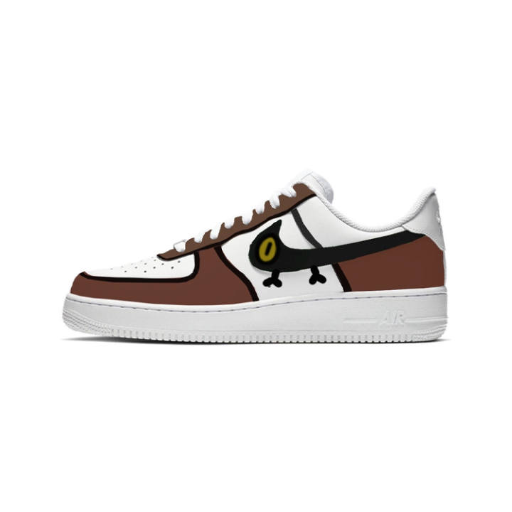 Nike Nike Air Force 1 07 Anonymous Leather Low top Skateboard Shoes Men's White Brown Black