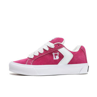 Princess Bee Slip Resistant Abrasion Resistant Low top Skateboard Shoes Unisex Dragon Fruit Powder