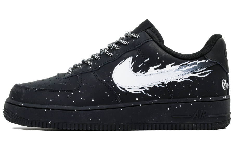 Nike Nike Air Force 1 Dark Wing Abrasion Resistant Low top Skateboard Shoes Unisex
