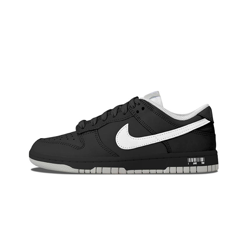 Nike Nike Dunk Fengye South, Small Flower Slip Resistant Abrasion Resistant Low top Skateboard Shoes Women's Black