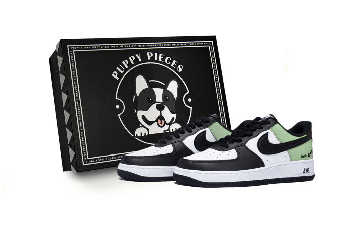 Nike Nike Air Force 1 Skateboard Shoes Men's Low Top White Green