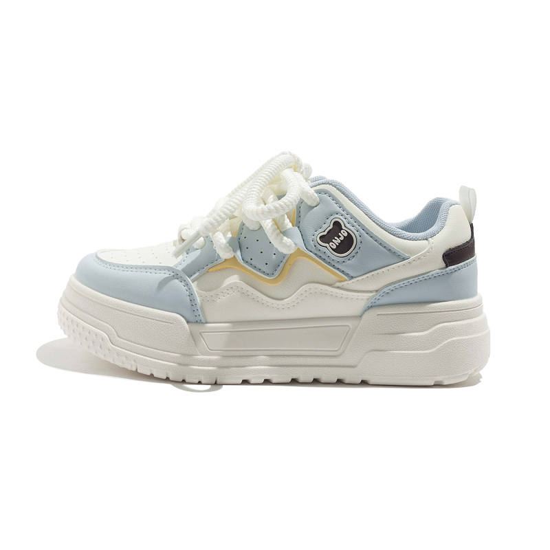 MEAKKEA Abrasion Resistant, Lightweight, And Breathable Low top Skateboard Shoes Women's