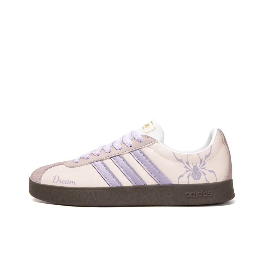 Adidas Neo VL Court 2.0 Slip Resistant Abrasion Resistant Low top Skateboard Shoes Unisex Pink