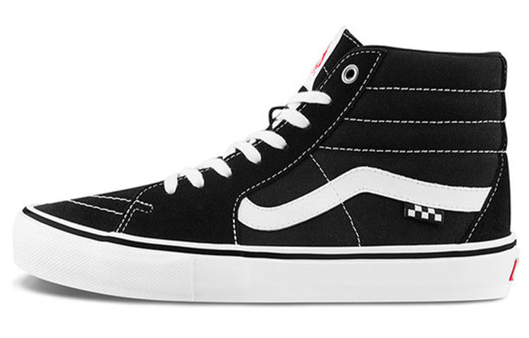 Vans Sk8 Skate Vans-Hi 'Checkerboard - Black White'