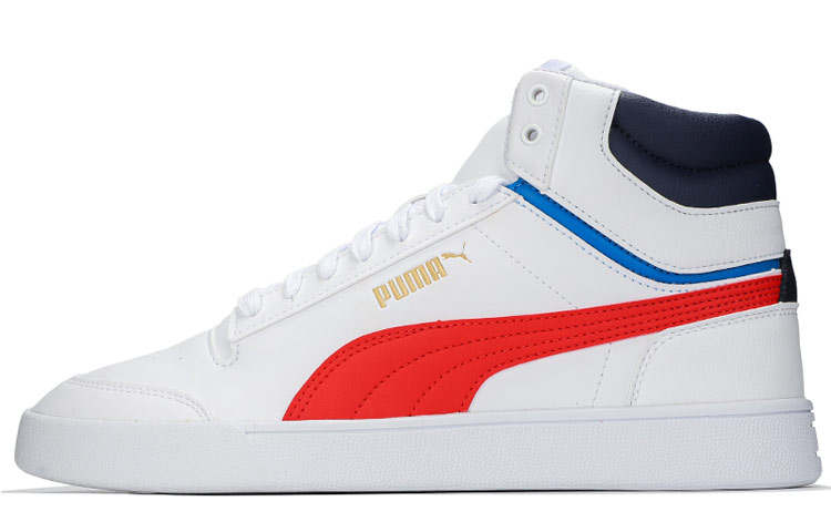 PUMA PUMA Shuffle Mid 'White High Risk Red'