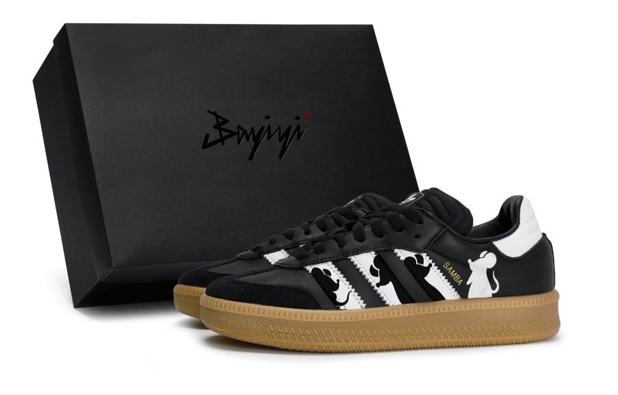 Adidas Adidas Samba XLG 811 Manufacturing, Mouse Silhouette, Special Shoe Box Fun Slip Resistant Abrasion Resistant