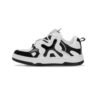 OHJC Skateboard Shoes Unisex Low Top Black/White