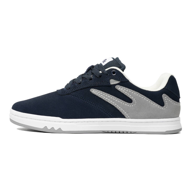 GOLUCK Cushioning Abrasion Resistant Cushioning, Wear Resistant Low top Skateboard Shoes Unisex Blue Gray