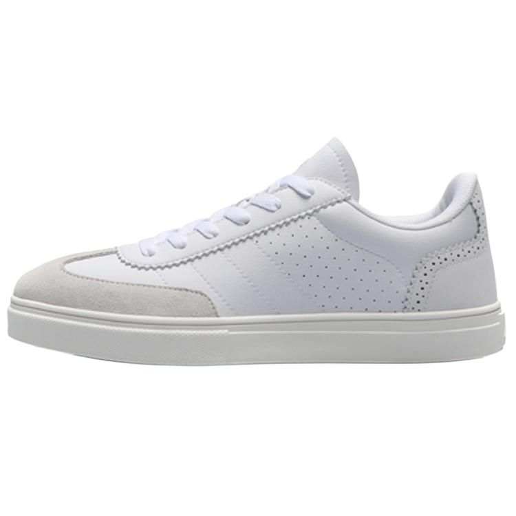 Li-Ning Li Ning Abrasion Resistant Abrasion Resistant Low top Skateboard Shoes Women's Standard White