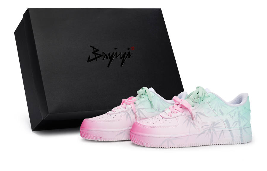 Nike Nike Air Force 1 Skateboard Shoes Unisex Low Top Pink/Cyan/Gray