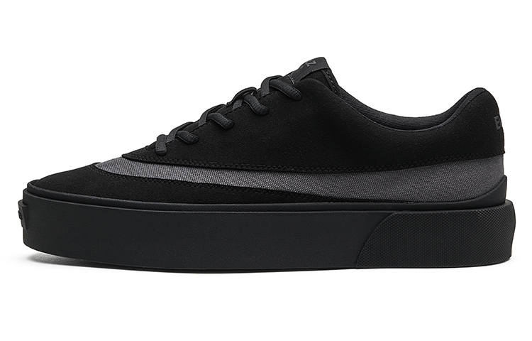 EQLZ EQUALIZER EQLZ EQUALIZER Fault 24 Lo Low top Skateboard Shoes Unisex Black Obsidian