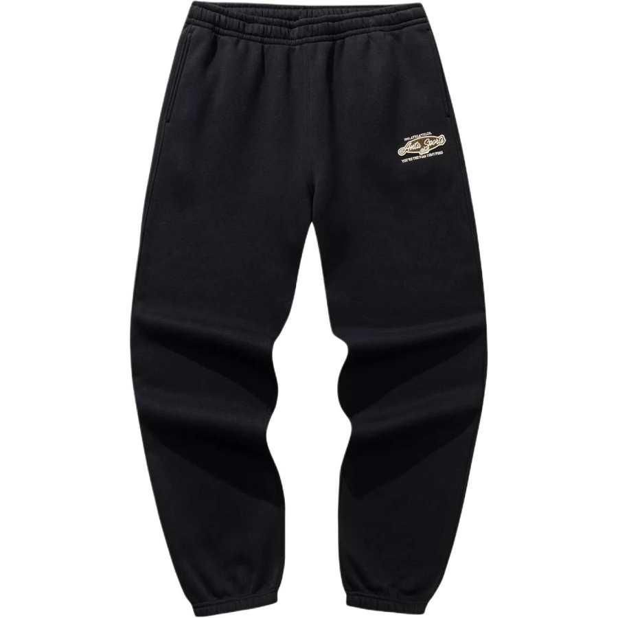 Anta Long Knitted Fabric Casual Pants Men's