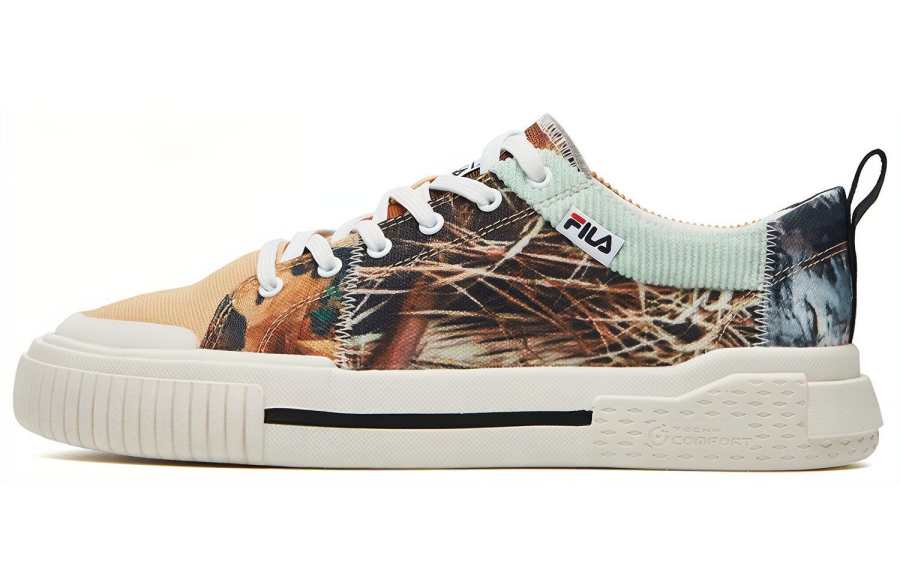 FILA FUSION Fila Skateboarding Shoes 'Light Green Brown' Women's