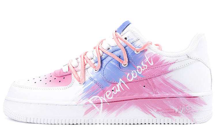 Nike Nike Air Force 1 Air Force 1 Skateboard Shoes Men's Pink Blue Purple