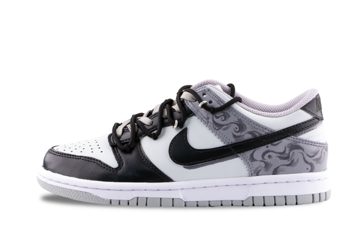Nike Nike Dunk Dark Cosmos Slip Resistant, Abrasion Resistant, Lightweight Low top Skateboard Shoes Unisex Gray Black