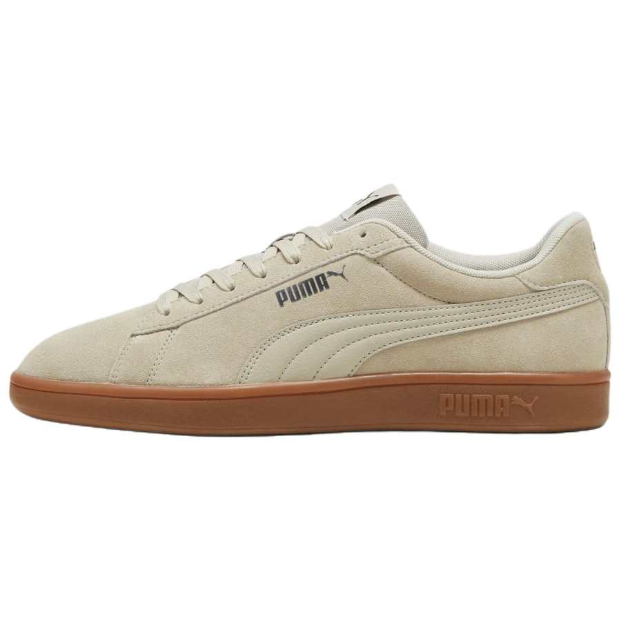 PUMA Smash 3.0 Split Cow Leather, Artificial Leather Slip Resistant Low top Skateboard Shoes Unisex Brown