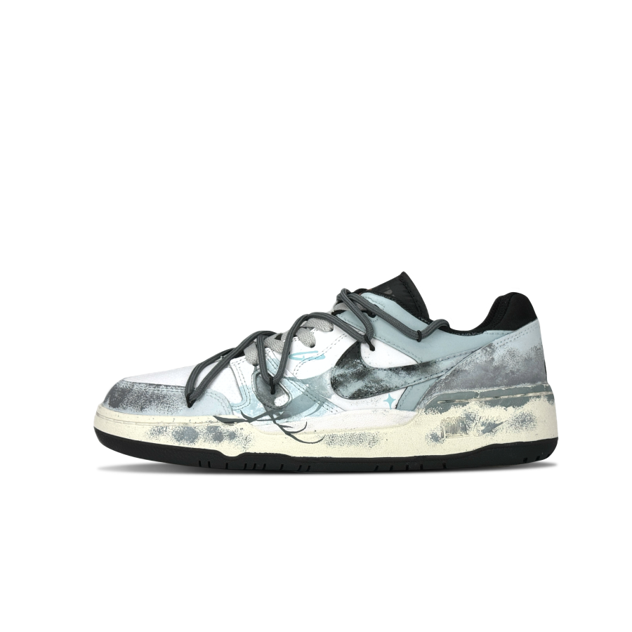 Nike Nike Full Force Mechanical Demon Spirit, Qingyu Spirit Abrasion Resistant Slip Resistant Low top Skateboard Shoes Men's