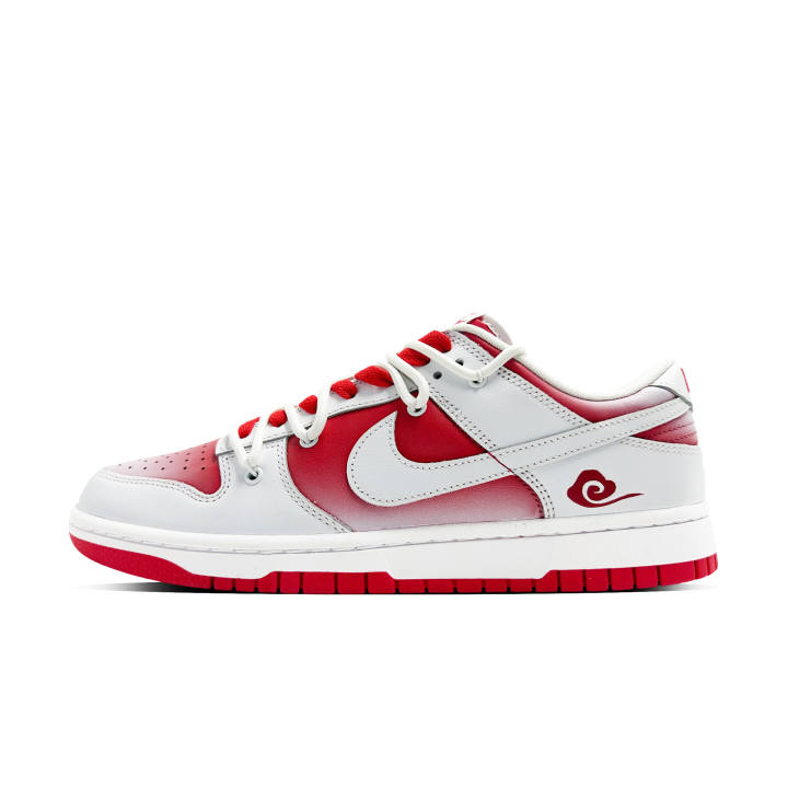 Nike Nike Dunk Romantic Cloud Abrasion Resistant Low top Skateboard Shoes Men's White Red