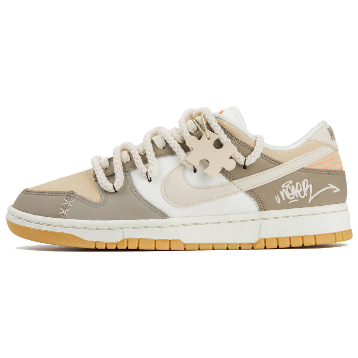 Nike Nike Dunk Low Slip Resistant Cushioning Low top Skateboard Shoes Unisex Blue Green