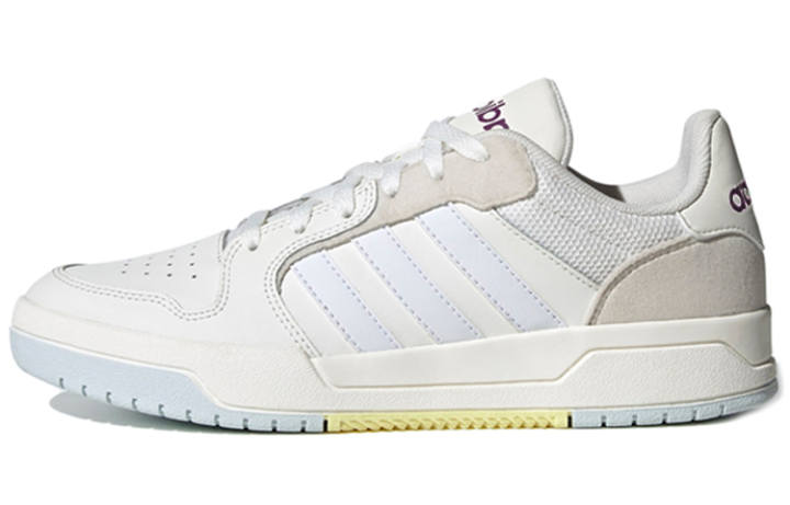 Adidas Adidas ENTRAP Textile, Synthetic Leather Lightweight Low top Skateboard Shoes Unisex Gray White Brown