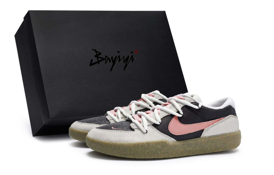 Nike Nike SB Force 58 811 Manufacturing, Water Wood Mingse Meat Powder, Special Shoe Box Slip Resistant Abrasion Resistant