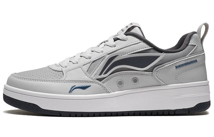 Li-Ning Li Ning Slip Resistant, Abrasion Resistant, Lightweight Low top Skateboard Shoes Men's Gray