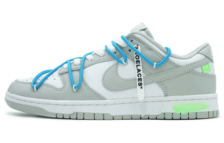 Nike Nike Dunk Abrasion Resistant Low top Skateboard Shoes Men's Gray White