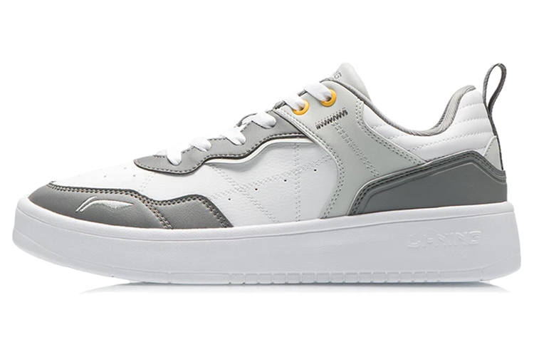 Li-Ning Li Ning Xing Chu Leather Coverage Slip Resistant, Abrasion Resistant, Lightweight, Breathable Low top Skateboard Shoes
