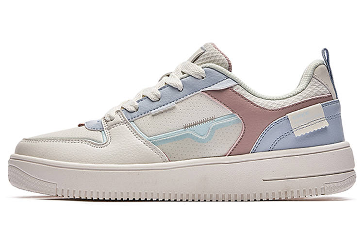 Erke Skateboard Shoes Women's Low Top White/Blue