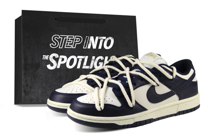 Nike Nike Dunk Abrasion Resistant Low top Skateboard Shoes Unisex Blue White