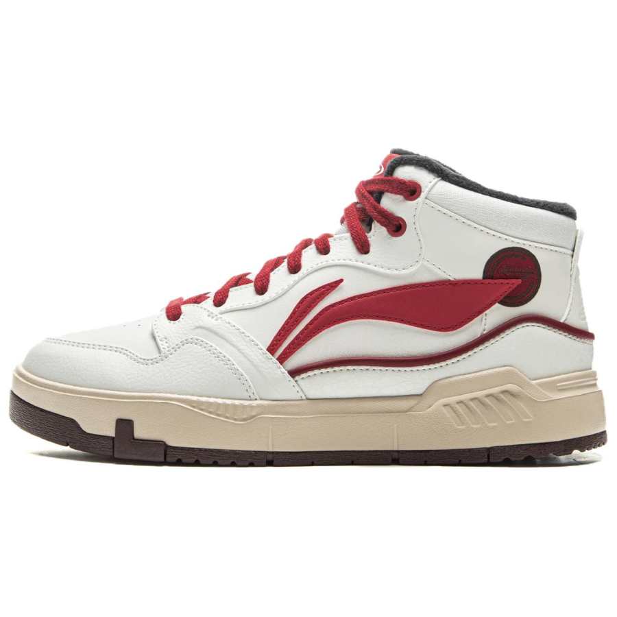 Li-Ning Li Ning Common 80s MID Abrasion Resistant Breathable High top Skateboard Shoes Women's