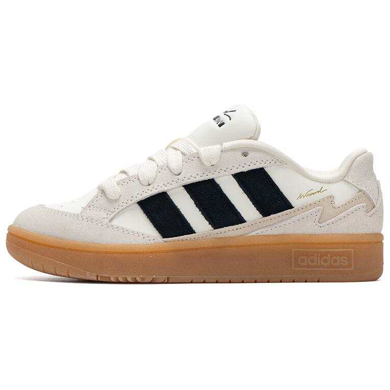 Adidas Adidas WCARD ADV Slip Resistant Abrasion Resistant Low top Skateboard Shoes Unisex White
