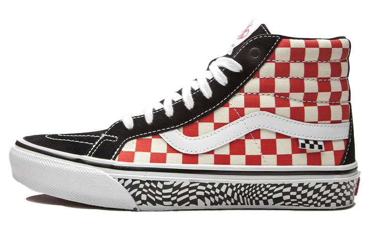 Vans Sk8 Skate Vans-Hi Reissue 'Grosso 84 - Red Checkerboard'