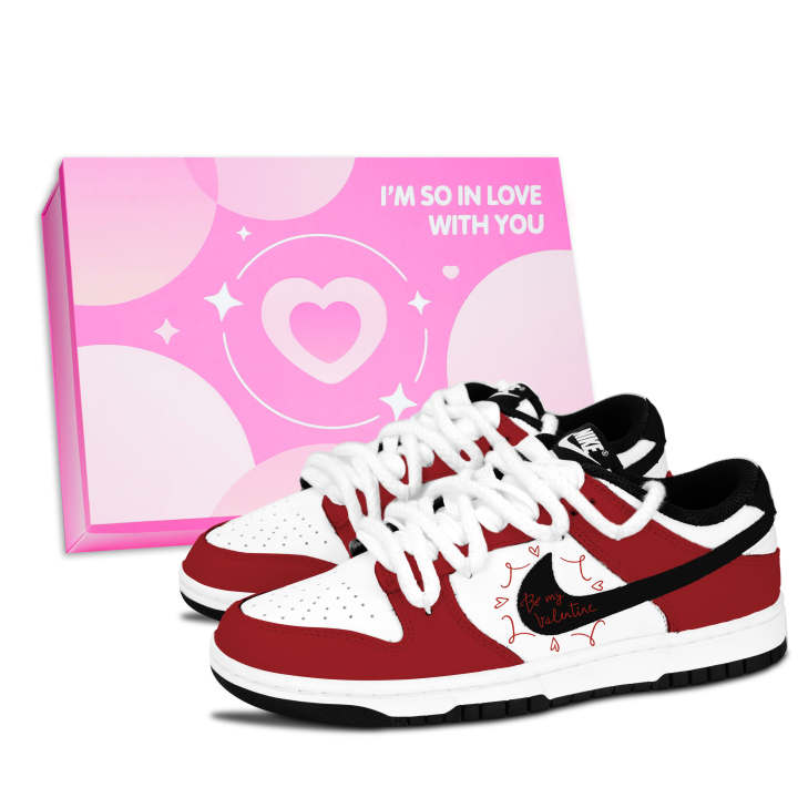 Nike Nike Dunk Black White, Red Mood Boat Slip Resistant Abrasion Resistant Slip Resistant Abrasion Resistant Low top