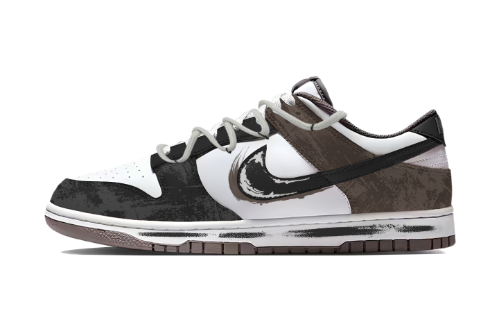 Nike Nike Dunk Smoky Trace Abrasion Resistant Lightweight Wear resistant And Lightweight Low top Skateboard Shoes Unisex