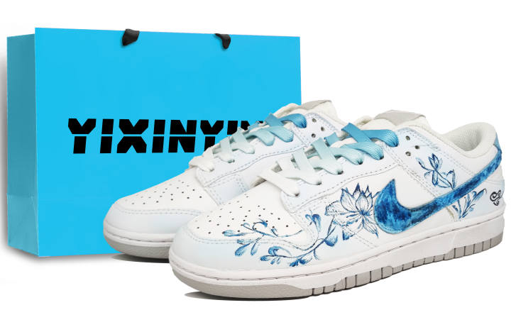 Nike Nike Dunk Low top Skateboard Shoes Unisex Glaze Blue