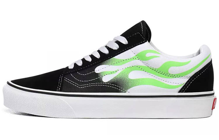 Vans Old Skool Vans 'Flame Black White'