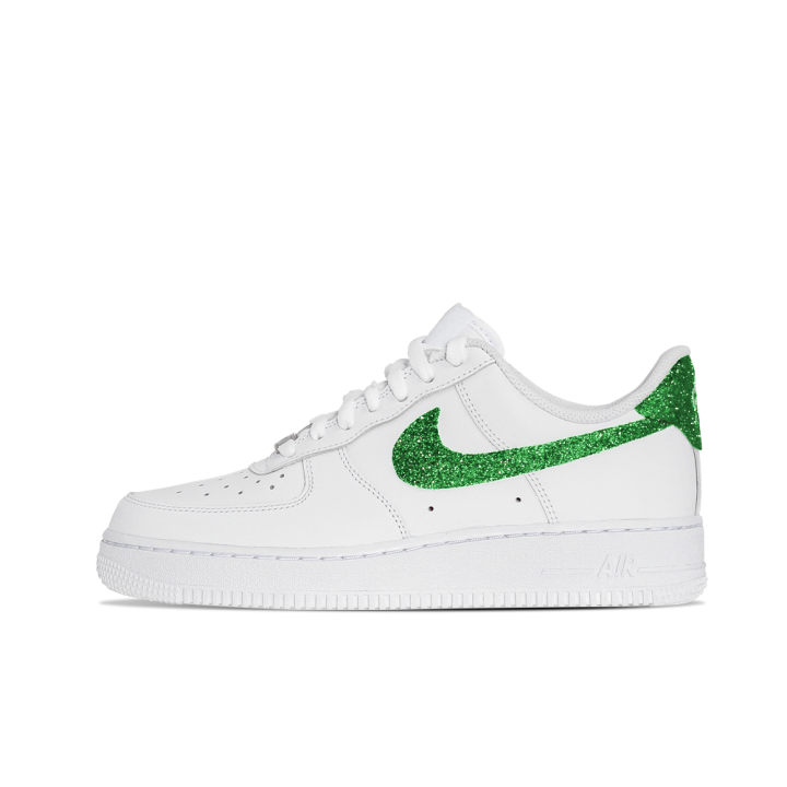 Nike Nike Air Force 1 Slip Resistant Low top Skateboard Shoes Unisex White Green