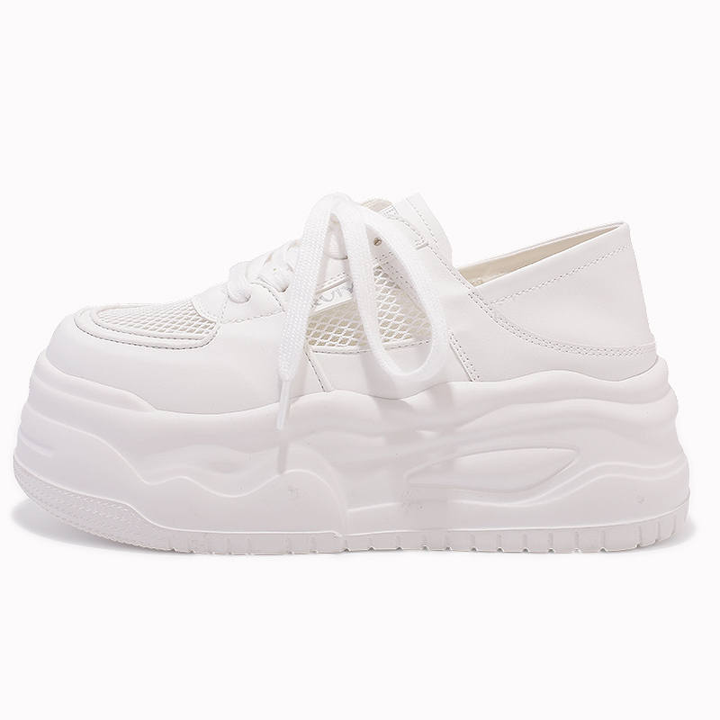 JIONGSEN Abrasion Resistant Slip Resistant Low top Skateboard Shoes Women's Ecru