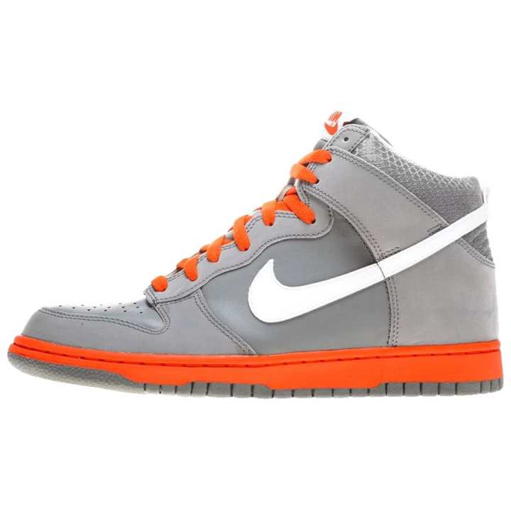 Nike Nike Dunk High Light Charcoal Team Orange