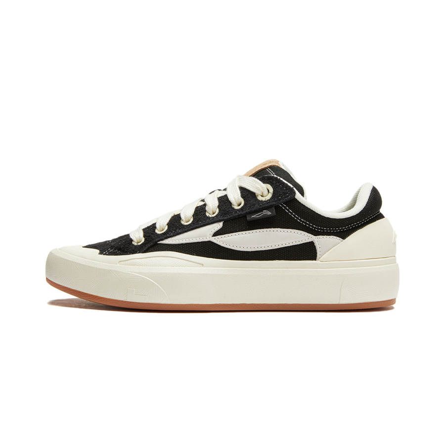 Li-Ning Li Ning Wave S70 Low top Skateboard Shoes Men's Black White