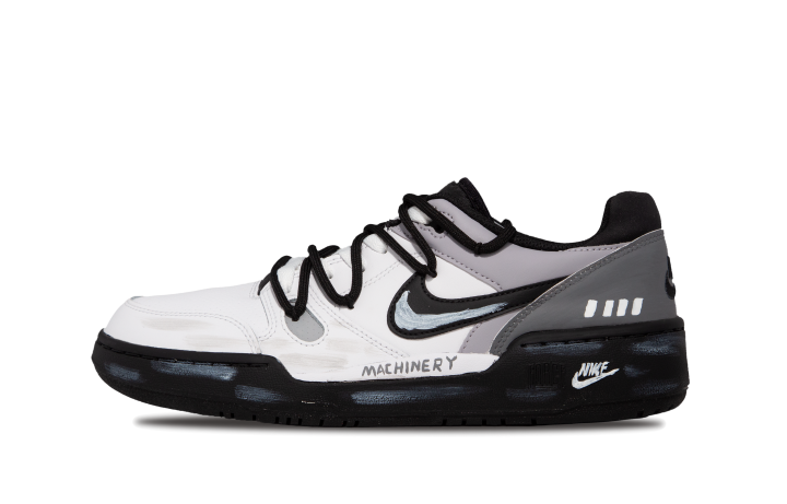 Nike Nike Full Force Silver Wing, Cool Innovation Space Abrasion Resistant Low top Skateboard Shoes Men's Black