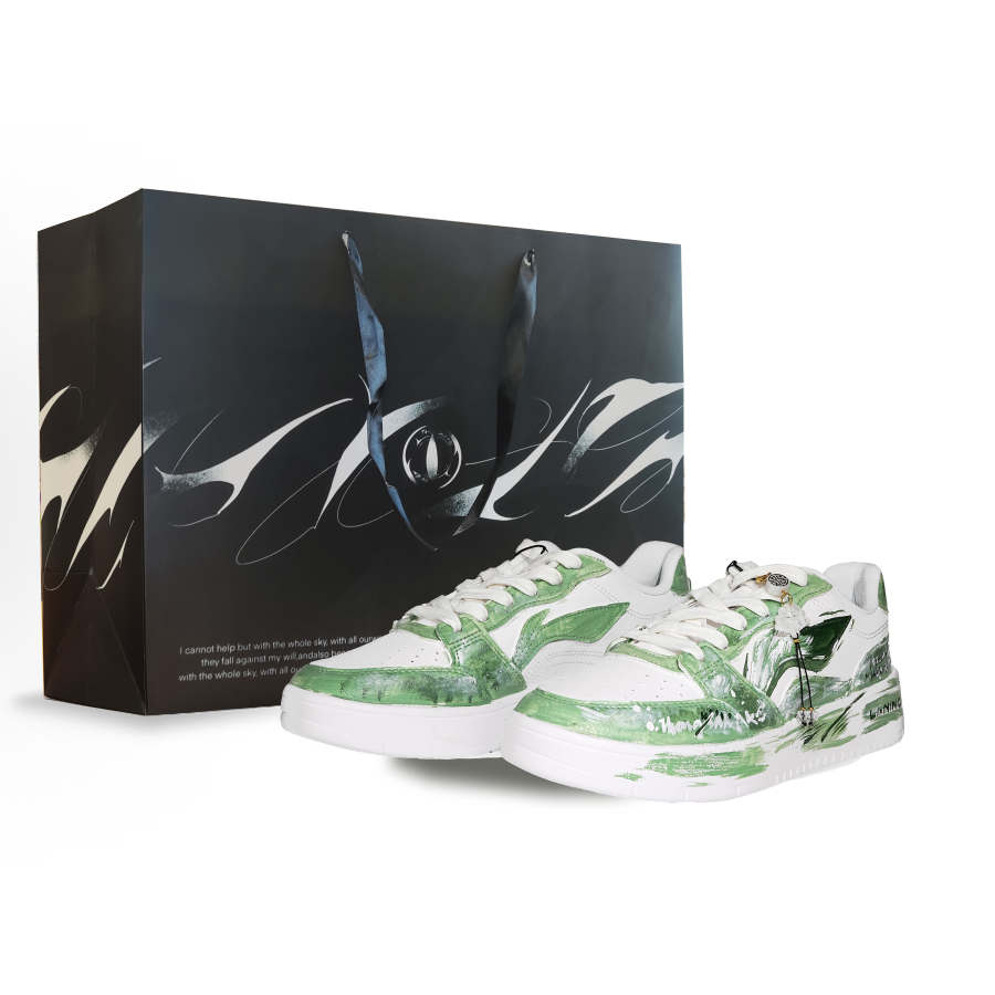 Li-Ning Li Ning Sycee Skateboard Shoes Unisex Low Top Green