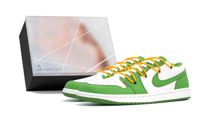 Jordan Jordan Air Jordan 1 Low top Skateboard Shoes Men's Green