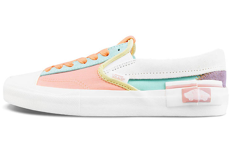 Vans Vans Slip On Cap 'White Blue Pink' Women's