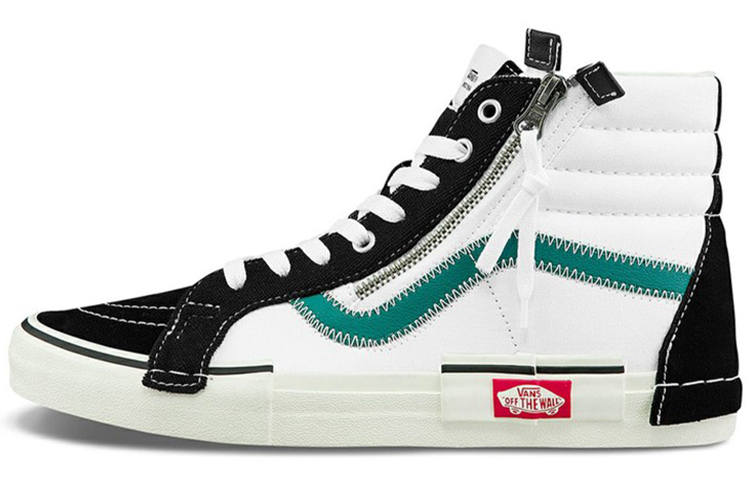 Vans SK8 HI Reissue Cap Skate Shoes Black/Green
