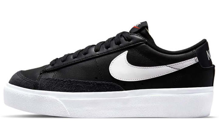 Nike Nike Blazer Low Platform Black White Women's
