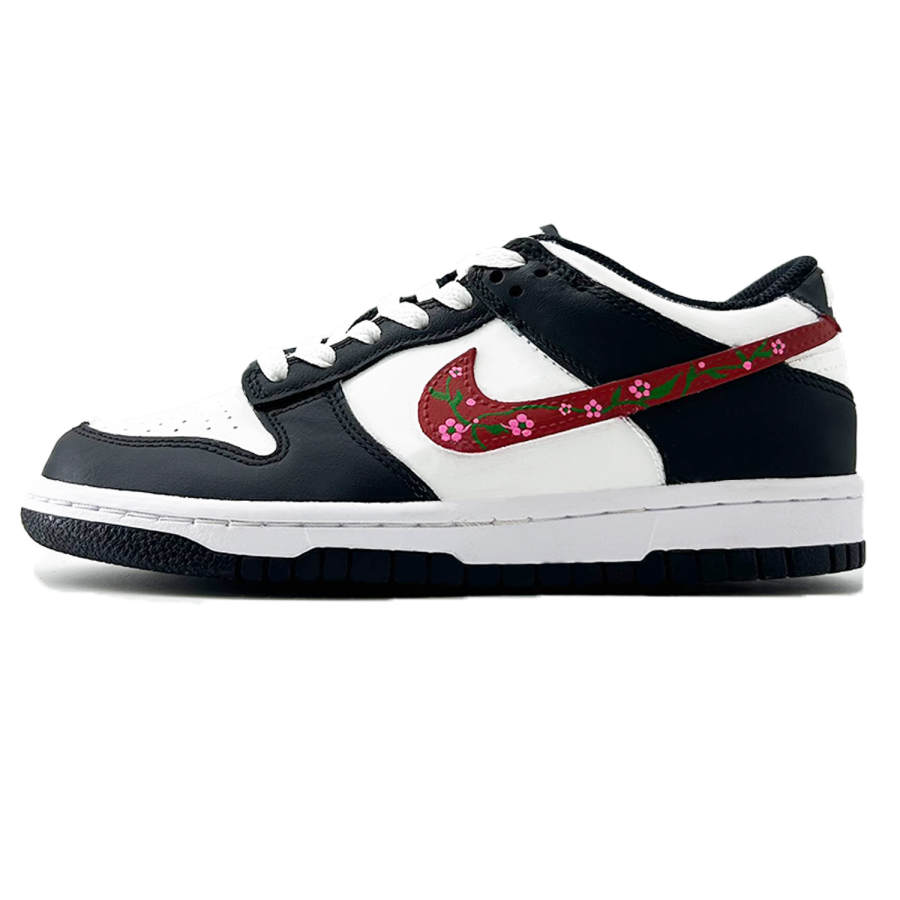 Nike Nike Dunk Earthy Trendy Style Synthetic Leather Abrasion Resistant Low top Skateboard Shoes Women's Black