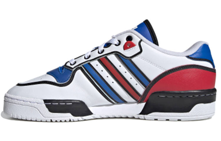 Adidas Originals Adidas Rivalry Low 'White Blue Scarlet'