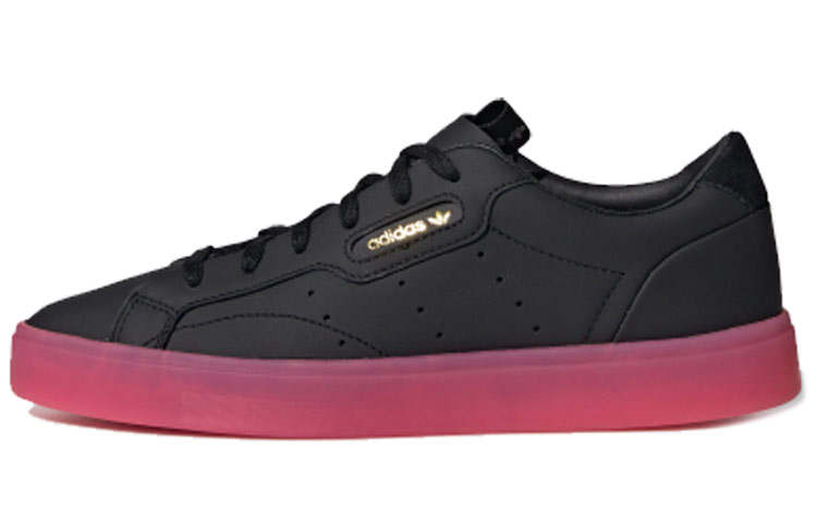 Adidas Originals Sleek Low top Skateboard Shoes Women's Black Pink